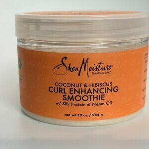 SheaMoisture Coconut Hibiscus Curl Enhancing Smoothie 10oz Hair Cream NEW